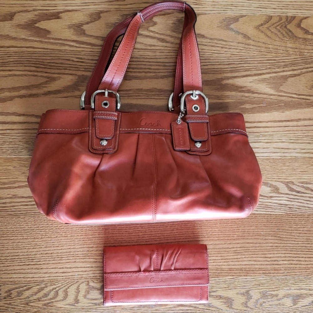 Coach Shoulder Bag and matching wallet